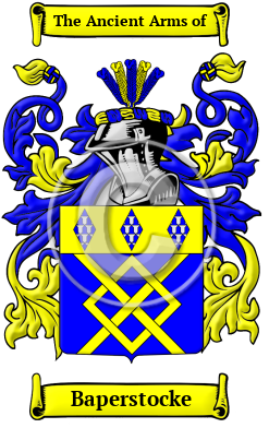 Baperstocke Family Crest/Coat of Arms