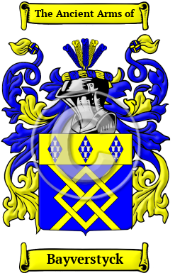 Bayverstyck Family Crest/Coat of Arms