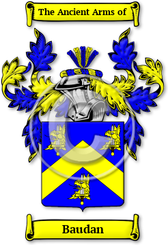 Baudan Family Crest Download (jpg) Legacy Series - 150 DPI