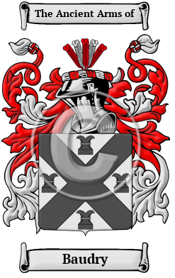 Baudry Family Crest/Coat of Arms