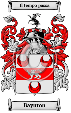 Baynton Family Crest/Coat of Arms