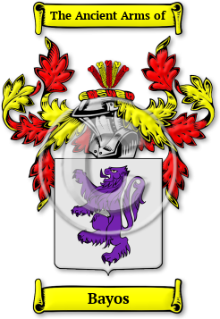 Bayos Family Crest Download (JPG) Legacy Series - 600 DPI