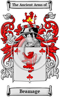 Beamage Family Crest/Coat of Arms