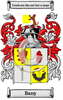 Bany Family Crest/Coat of Arms