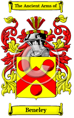 Beneley Family Crest Download (JPG) Heritage Series - 600 DPI