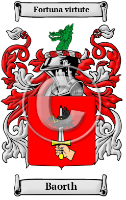 Baorth Family Crest/Coat of Arms