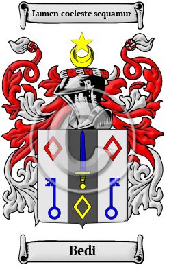 Bedi Family Crest/Coat of Arms