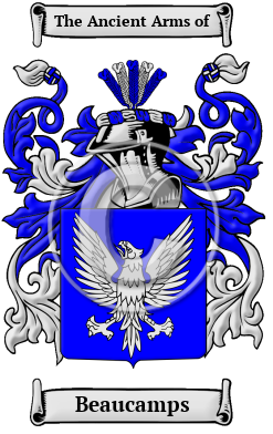 Beaucamps Family Crest/Coat of Arms