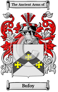 Bufoy Family Crest/Coat of Arms