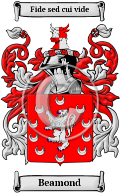 Beamond Family Crest/Coat of Arms