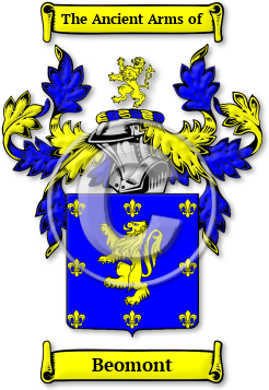 Beomont Family Crest Download (JPG) Legacy Series - 600 DPI