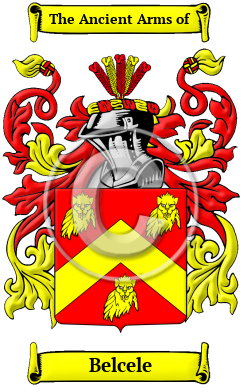 Belcele Family Crest/Coat of Arms