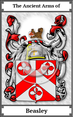 Beasley Family Crest Download (JPG) Book Plated - 600 DPI