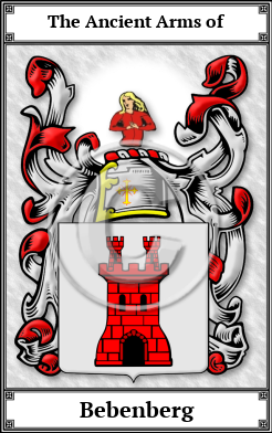 Bebenberg Family Crest Download (JPG) Book Plated - 600 DPI