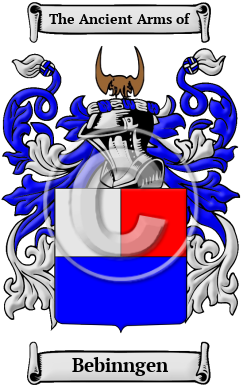 Bebinngen Family Crest/Coat of Arms