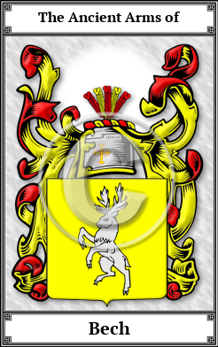 Bech Family Crest Download (JPG) Book Plated - 300 DPI