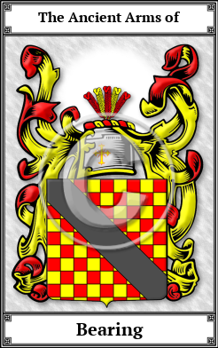 Bearing Family Crest Download (JPG)  Book Plated - 150 DPI