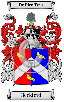 Beckferd Family Crest/Coat of Arms