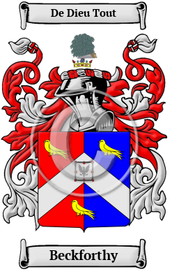 Beckforthy Family Crest/Coat of Arms