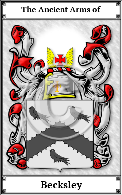 Becksley Family Crest Download (JPG)  Book Plated - 150 DPI