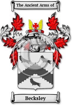 Becksley Family Crest Download (jpg) Legacy Series - 150 DPI