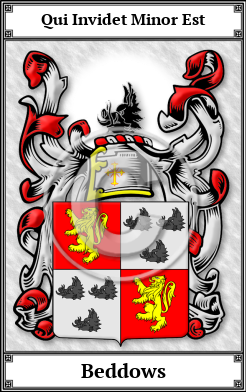 Beddows Family Crest Download (JPG)  Book Plated - 150 DPI