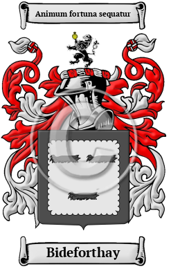 Bideforthay Family Crest/Coat of Arms