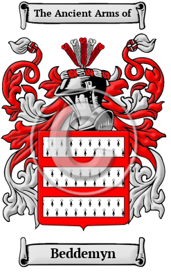 Beddemyn Family Crest/Coat of Arms