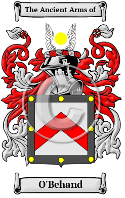O'Behand Family Crest Download (JPG) Heritage Series - 300 DPI