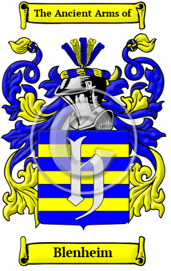 Blenheim Family Crest/Coat of Arms