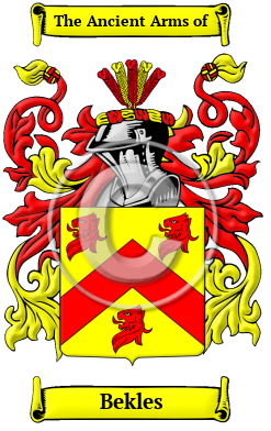 Bekles Family Crest/Coat of Arms