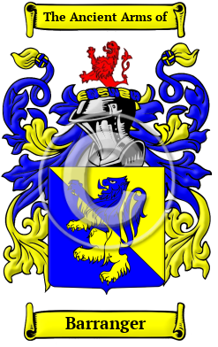 Barranger Family Crest/Coat of Arms