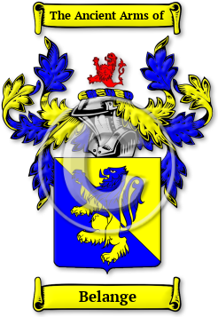 Belange Family Crest Download (JPG) Legacy Series - 600 DPI
