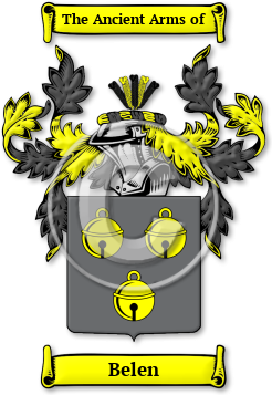 Belen Family Crest Download (jpg) Legacy Series - 150 DPI