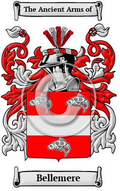Bellemere Family Crest/Coat of Arms