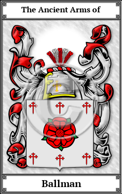 Ballman Family Crest Download (JPG)  Book Plated - 150 DPI
