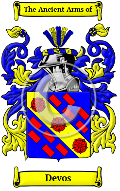 Devos Family Crest/Coat of Arms