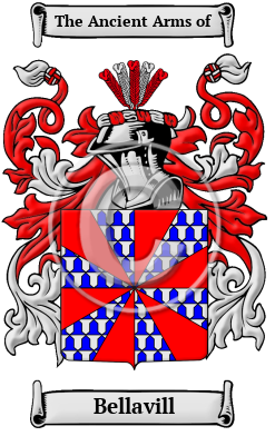 Bellavill Family Crest/Coat of Arms