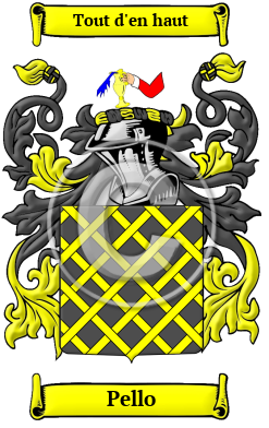 Pello Family Crest/Coat of Arms