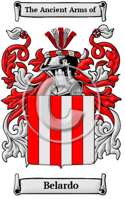 Belardo Family Crest/Coat of Arms