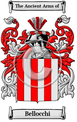 Bellocchi Family Crest/Coat of Arms