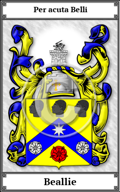 Beallie Family Crest Download (JPG)  Book Plated - 150 DPI