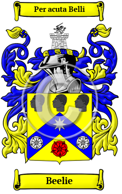 Beelie Family Crest/Coat of Arms