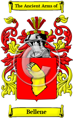 Bellene Family Crest/Coat of Arms