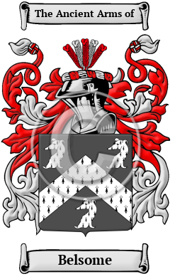 Belsome Family Crest/Coat of Arms