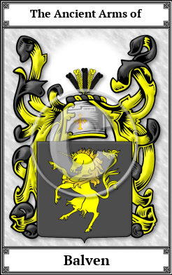 Balven Family Crest Download (JPG) Book Plated - 600 DPI