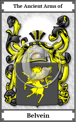 Belvein Family Crest Download (JPG)  Book Plated - 150 DPI