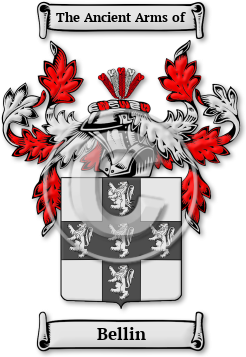 Bellin Family Crest Download (jpg) Legacy Series - 150 DPI