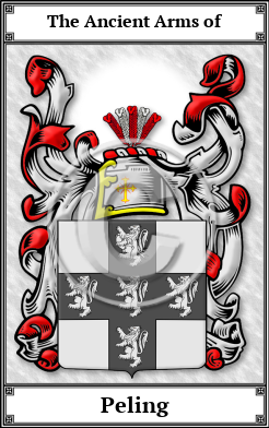 Peling Family Crest Download (JPG)  Book Plated - 150 DPI