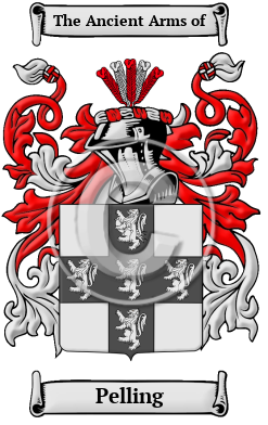 Pelling Family Crest/Coat of Arms